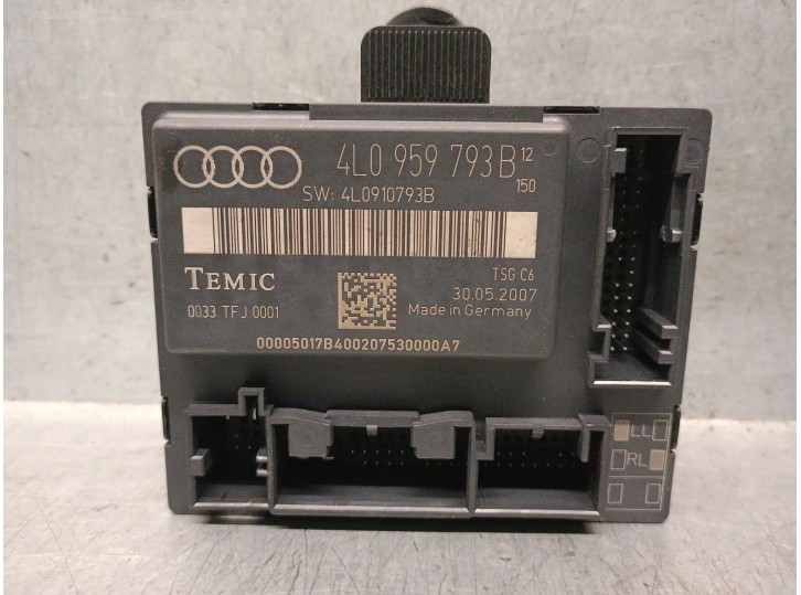 Recambio de centralita cierre para audi q7 (4l) 3.0 v6 24v tdi referencia OEM IAM 4L0959793B 0033TFJ0001 TEMIC