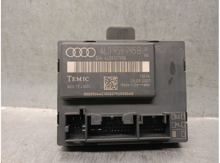 Recambio de centralita cierre para audi q7 (4l) 3.0 v6 24v tdi referencia OEM IAM 4L0959795B 0033TFJ0001 TEMIC
