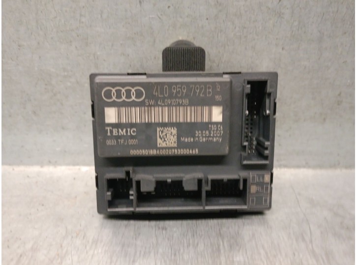 Recambio de centralita cierre para audi q7 (4l) 3.0 v6 24v tdi referencia OEM IAM 4L0959792B 0033TFJ0001 TEMIC