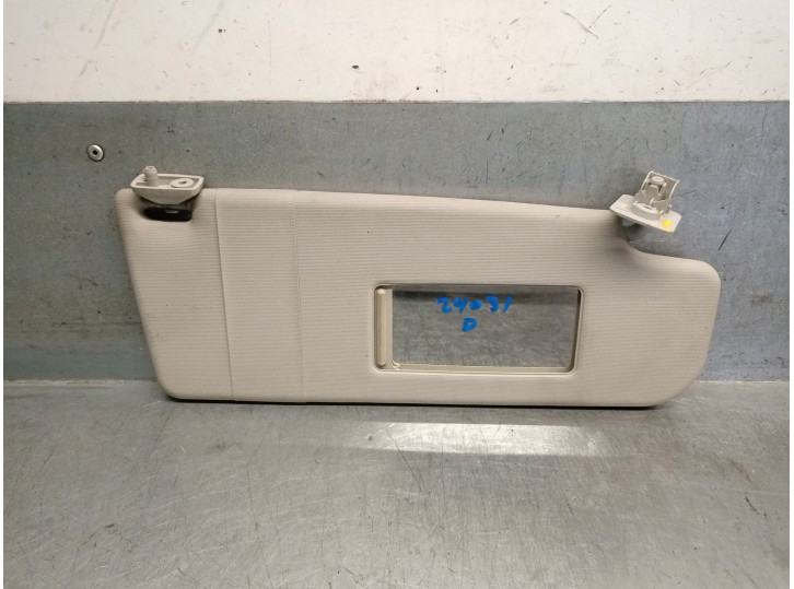 Recambio de parasol derecho para volkswagen polo berlina (6n2) 1.4 referencia OEM IAM 6N0857552F 6N0857552F2F4 