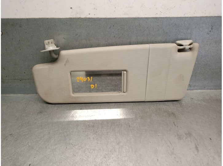 Recambio de parasol izquierdo para volkswagen polo berlina (6n2) 1.4 referencia OEM IAM 6N0857551E  