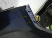 Recambio de paragolpes trasero para daewoo lacetti 1.6 cat referencia OEM IAM 96545561 96545561 