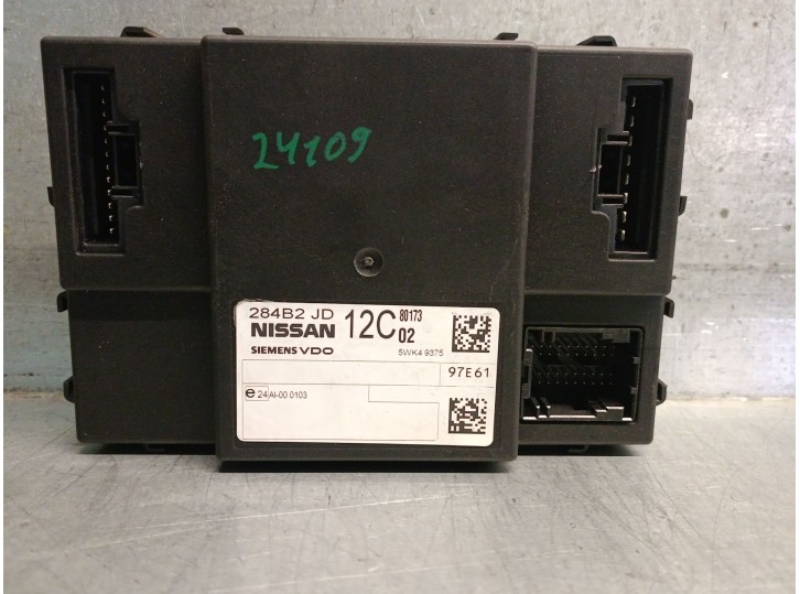 Recambio de modulo confort para nissan qashqai (j10) 2.0 dci turbodiesel cat referencia OEM IAM 284B2JD 