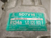 Recambio de compresor aire acondicionado para seat leon (1m1) 1.9 tdi referencia OEM IAM 1J0820803F 1J0820803L SD7V16 SANDEN