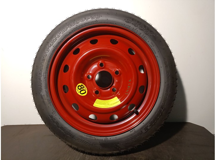 Recambio de neumatico repuesto para hyundai veloster (fs) 1.6 gdi referencia OEM IAM 529102H910 T12580D1595M HANKOOK