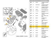 Recambio de tubo para citroën berlingo 1.6 16v hdi referencia OEM IAM 9656953680 143453 
