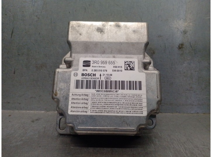 Recambio de centralita airbag para seat exeo (3r2) 1.6 referencia OEM IAM 3R0959655  0285010576 BOSCH