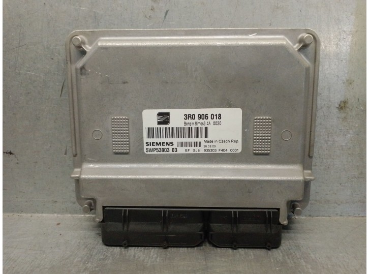 Recambio de centralita motor uce para seat exeo (3r2) 1.6 referencia OEM IAM 3R0906018  5WP5390303 SIEMENS