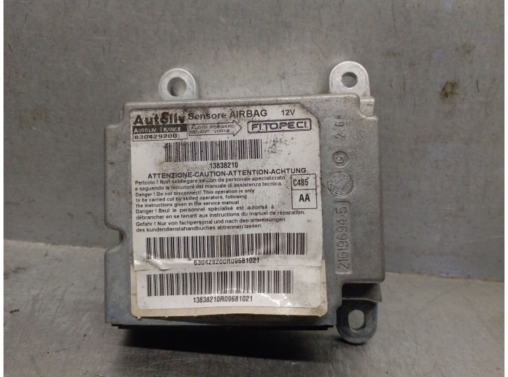 Recambio de centralita airbag para peugeot bipper tepee 1.3 hdi 80 referencia OEM IAM 216196945  