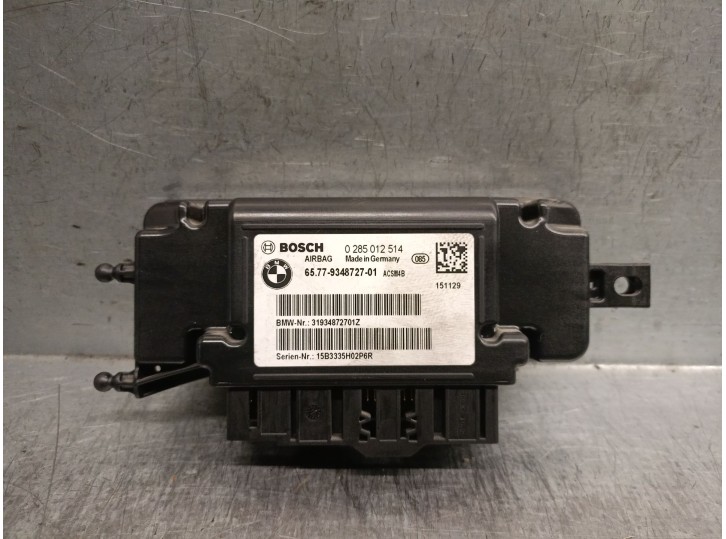 Recambio de centralita airbag para bmw 3 gran turismo (f34) 320 d referencia OEM IAM 65779348727  0285012514