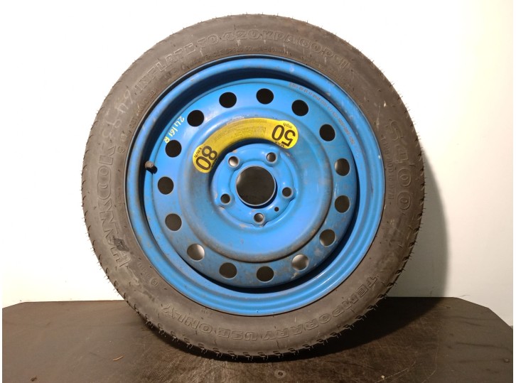 Recambio de neumatico repuesto para kia carens iv 1.7 crdi referencia OEM IAM 52910A4910 T12580D1697M HANKOOK