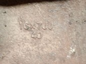 Recambio de llanta para nissan pick-up (d22) 2.5 16v turbodiesel cat referencia OEM IAM 40300VK410 R16X7JJ40 40300VK425