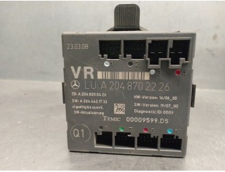 Recambio de centralita cierre para mercedes-benz clase c (w204) c 320 cdi familiar referencia OEM IAM A2048702226 00009599D5 TE