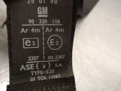 Replacement front right seat belt for Opel Corsa A 1.2 OEM IAM reference 90320158 