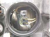 Replacement right headlight for Chevrolet Aveo 1.2 CAT OEM IAM reference 96831062 96831062 