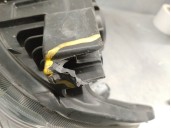 Replacement right headlight for Chevrolet Aveo 1.2 CAT OEM IAM reference 96831062 96831062 