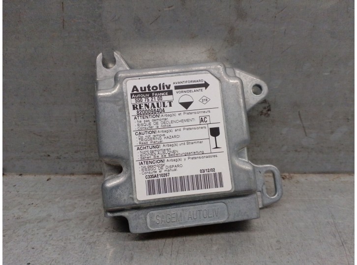 Recambio de centralita airbag para renault master ii furgoneta (jd) 2.8 dti diesel referencia OEM IAM 8200098404  AUTOLIV