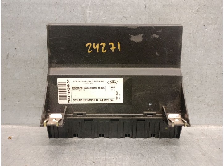 Recambio de centralita cierre para ford fiesta (cbk) 1.4 tdci cat referencia OEM IAM 2S6T15K600BF 5WK48031C SIEMENS