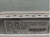 Replacement multifunction screen for Peugeot 607 (S1) 2.2 HDI FAP CAT OEM IAM reference 9631241080 6564FE VDO