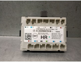 Recambio de centralita cierre para mercedes-benz clase s (w222, v222, x222) s 560 e (222.173) referencia OEM IAM A2229007918 A21