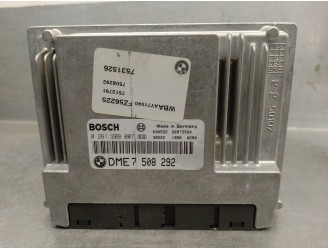 Replacement engine ECU for BMW 3 Series Sedan (E46) 318i OEM IAM reference DME7508292 0261209007 BOSCH