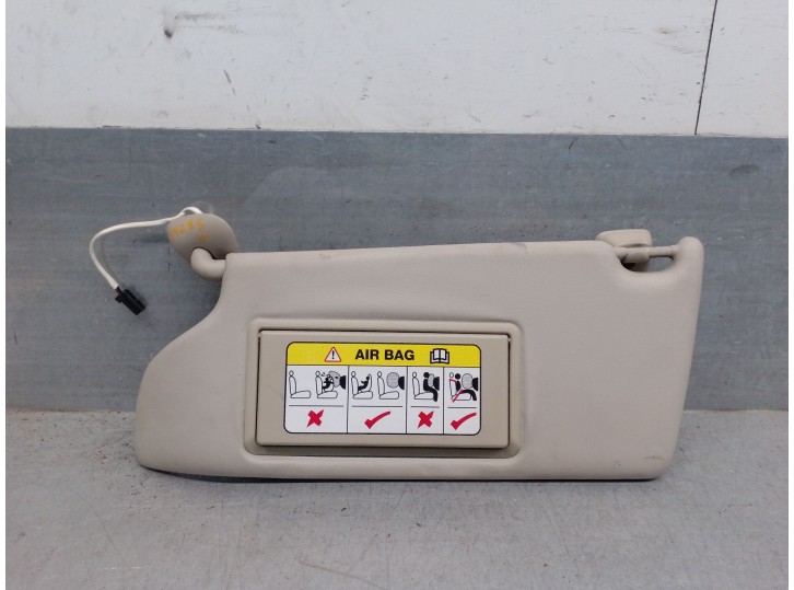 Recambio de parasol izquierdo para jaguar x-type 2.5 v6 24v cat referencia OEM IAM 1X43F04101AD0AGD C2S16778AGD 
