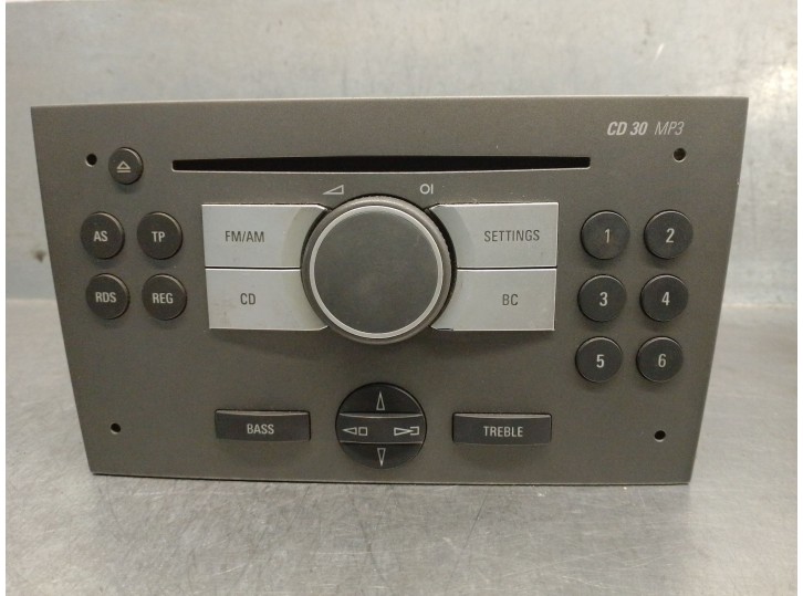 Recambio de sistema audio / radio cd para opel corsa c 1.3 16v cdti cat (z 13 dt / ln9) referencia OEM IAM 7643104310 