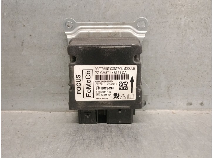 Recambio de centralita airbag para ford focus iii 1.0 ecoboost referencia OEM IAM CM5T14B321CA  0285011126 BOSCH