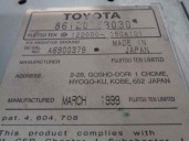 Recambio de sistema audio / radio cd para lexus is200 (gxe10) 2.0 cat referencia OEM IAM 8612053030 