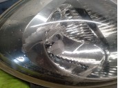 Recambio de faro izquierdo para nissan kubistar (x76) 1.5 dci turbodiesel cat referencia OEM IAM 8200236590 2606000Q0L 