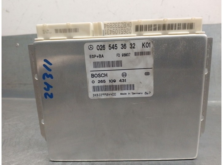 Recambio de centralita abs para mercedes-benz clase a (w168) 1.4 cat referencia OEM IAM 0265453632 0265109431 BOSCH