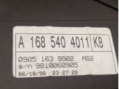 Recambio de cuadro instrumentos para mercedes-benz clase a (w168) 1.4 cat referencia OEM IAM A1685404011 A1685404011 