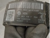 Replacement front right seat belt for Volkswagen Passat sedan (3C2) 2.0 TDI DPF OEM IAM reference 3C1857706F 
