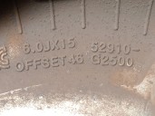 Recambio de llanta para hyundai ioniq (ae) 1.6 gdi hybrid referencia OEM IAM 52910G2500 R156.0JX15OFFSET46 