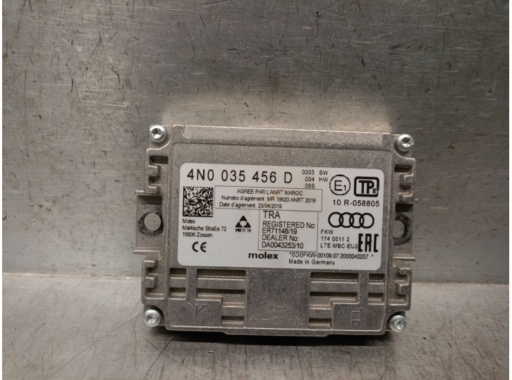 Recambio de antena para seat leon (kl1) 1.0 tsi referencia OEM IAM 4N0035456D MOLEX