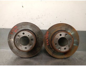 Recambio de disco freno delantero para mg serie 45 (rt) 1.6 16v cat referencia OEM IAM 16K4F 