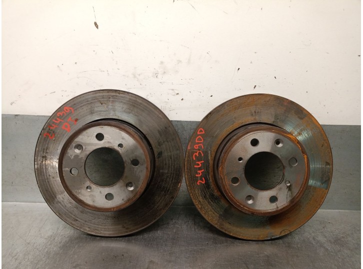 Recambio de disco freno delantero para mg serie 45 (rt) 1.6 16v cat referencia OEM IAM 16K4F  