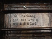 Recambio de culata para seat arosa (6h1) 1.0 referencia OEM IAM 030103374L 030103265QX 030103475Q