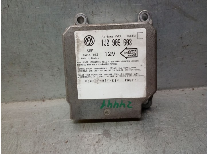 Recambio de centralita airbag para seat ibiza (6k1) 1.9 sdi referencia OEM IAM 1J0909603  5WK4163 SME