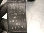 Recambio de cinturon seguridad delantero derecho para seat arosa (6h1) 1.0 referencia OEM IAM 6X3857706A 6X3857706A041 