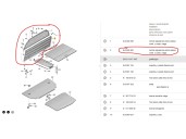 Replacement rear parcel shelf for Seat Ibiza IV SC (6J1, 6P5) 1.4 TDI OEM IAM reference 6J3859300 