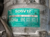 Recambio de compresor aire acondicionado para seat arosa (6h1) 1.0 referencia OEM IAM 6N0820803B 6N0820803C 1410 SANDEN