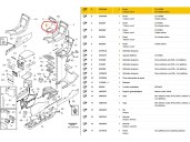 Recambio de moldura para volvo s80 ii (124) d5 referencia OEM IAM 30781449 30781449 