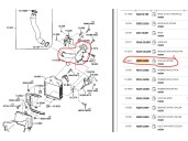 Recambio de tubo para mazda 6 hatchback (gh) 2.2 mzr-cd (gh10) referencia OEM IAM R2BF13330 R2BF13330 