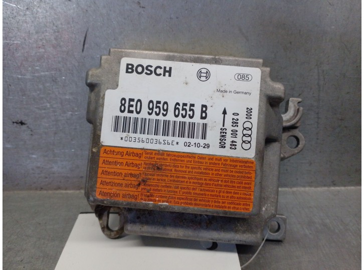 Recambio de centralita airbag para audi a4 avant (8e5) 1.9 tdi referencia OEM IAM 8E0959655B 0285001483 BOSCH
