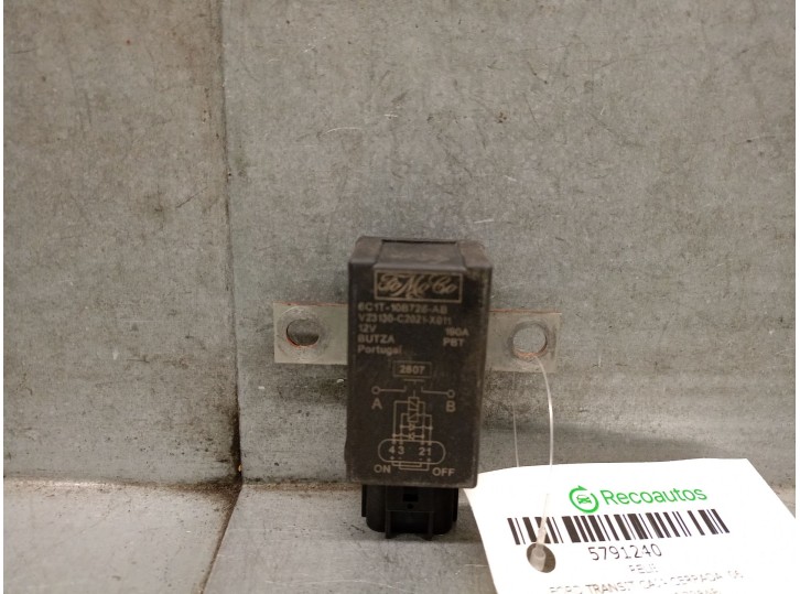 Recambio de rele para ford transit caja cerrada ´06 2.4 tdci cat referencia OEM IAM 6C1T10B728AB 6C1T10B728AB 