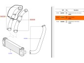 Recambio de tubo para ford transit caja cerrada ´06 2.4 tdci cat referencia OEM IAM 6C116K683DE 1440262 