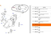 Recambio de tubo para ford transit caja cerrada ´06 2.4 tdci cat referencia OEM IAM 6C1Q6K686AC 1372803 