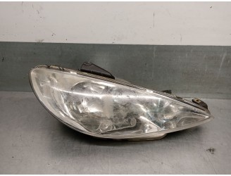 Recambio de faro derecho para peugeot 206 berlina xs referencia OEM IAM 9628666780 6205S8 