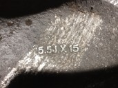 Recambio de llanta para hyundai getz (tb) 1.6 16v cat referencia OEM IAM 529101C200 R155.5JX15OFFSET46 